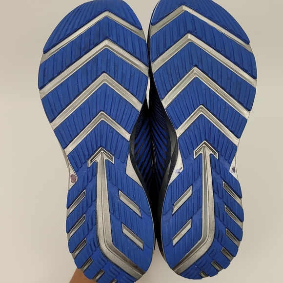 Brooks Levitate Running Shoes Mens 14 Medium Blue Silver - Picture 8 of 9